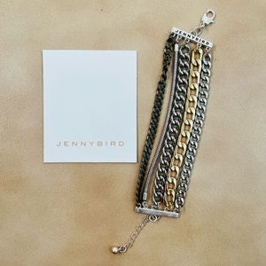 NWOT Jenny Bird Mixed Metal Austin Cuff Bracelet